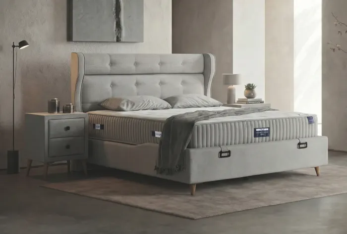 Cooler Comfort Bed- Base-Headboard-Sleeping-Set