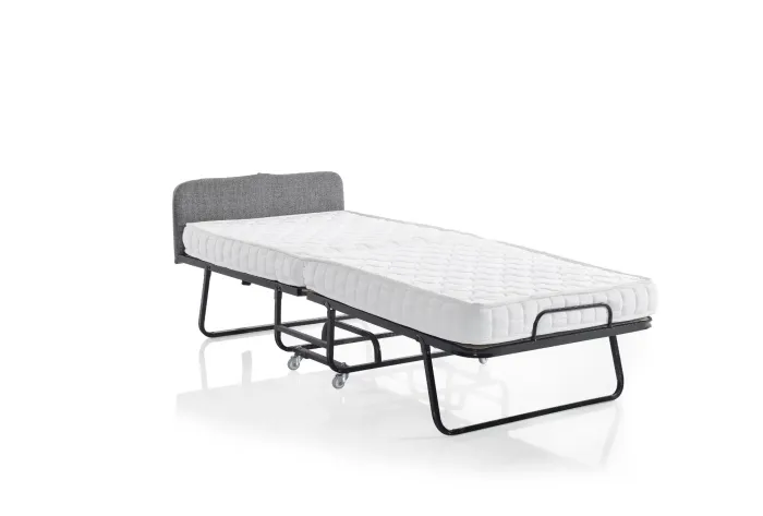 Single Foldable Black Bed