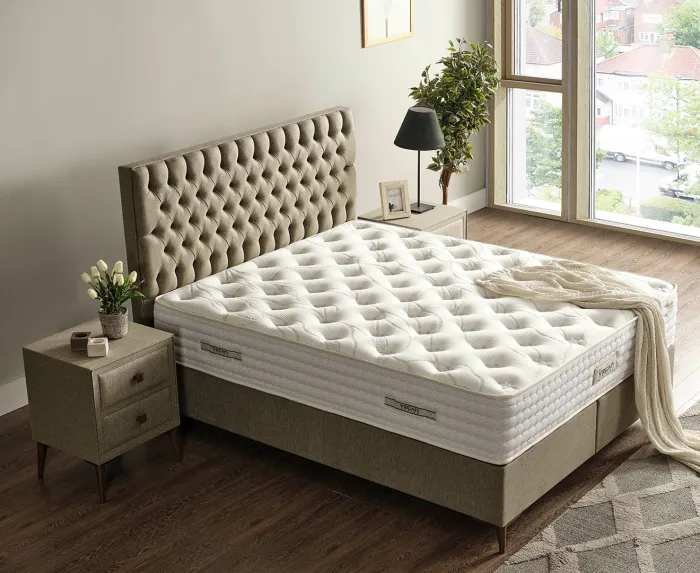 Vegan Bed-Base-Headboard Sleeping Set